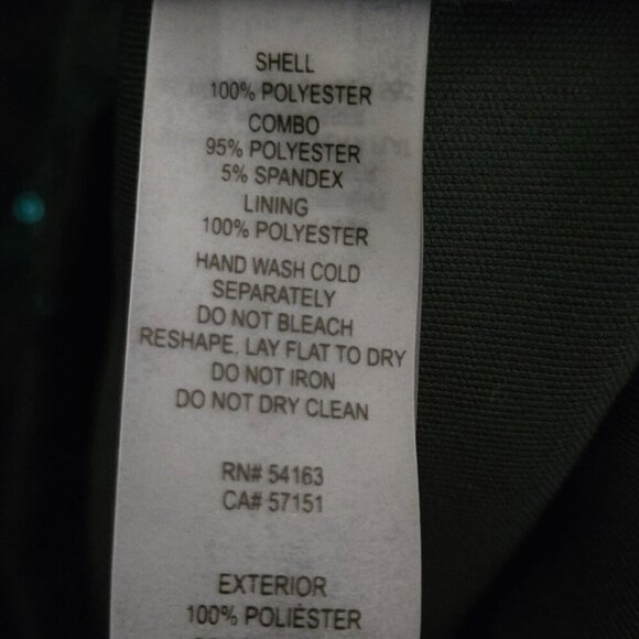 Vince Camuto Sequined Sheath Dress Emerald Green Size 14 - Picture 8 of 8